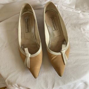 Saks Fifth Avenue Vintage Look Super Pointy Flats